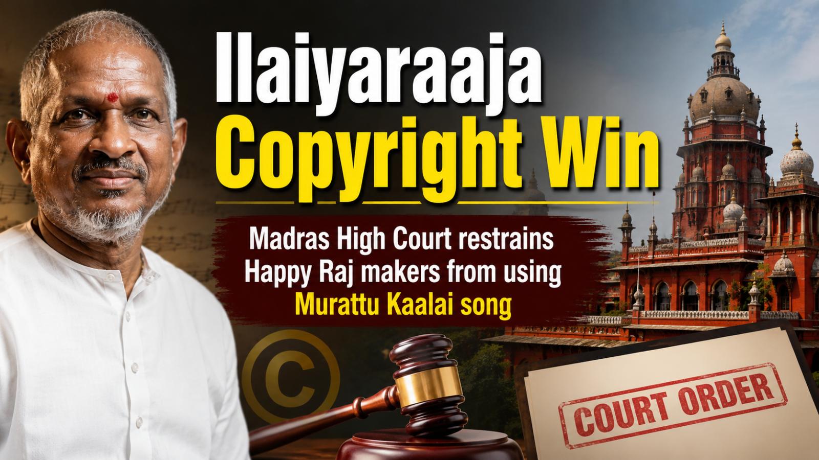 Ilaiyaraaja Wins Legal Fight Over Murattu Kaalai Song Use