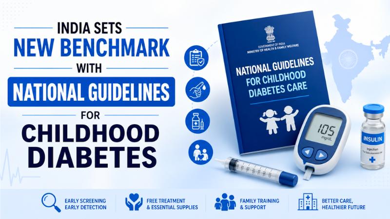 India Sets New Benchmark with National Guidelines for Childhood Diabetes