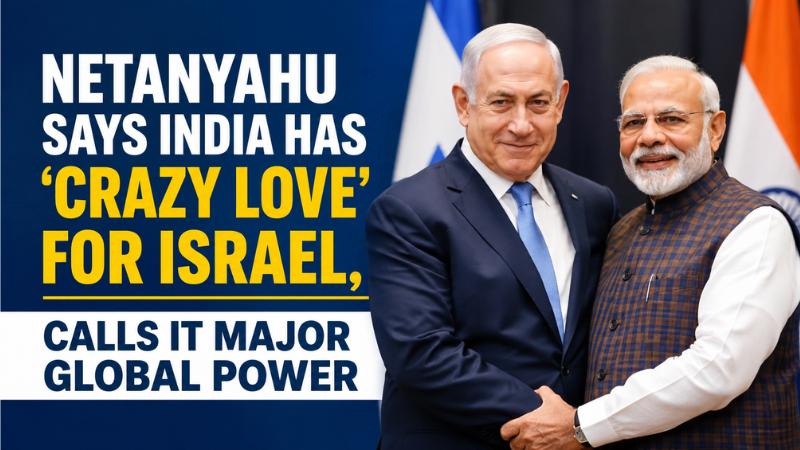 Netanyahu Says India Has Crazy Love For Israel, Calls It Major Global Power