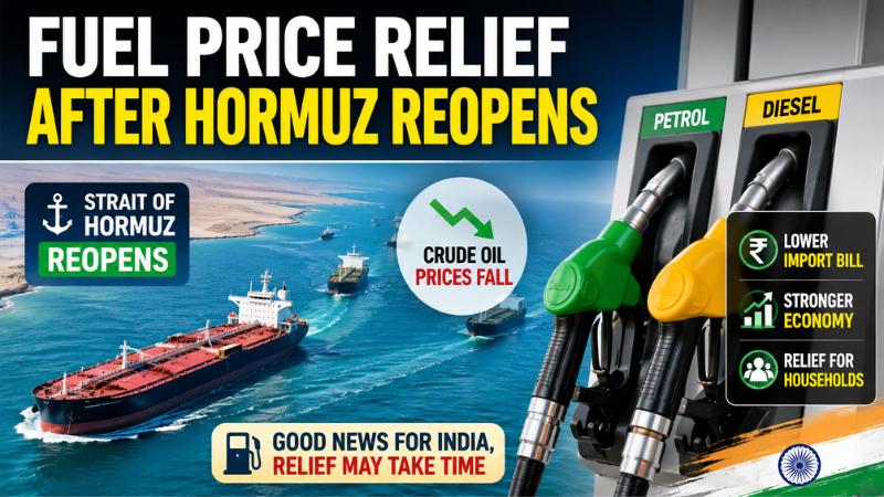 Strait Of Hormuz Opens, But Petrol And Diesel Relief May Take Time