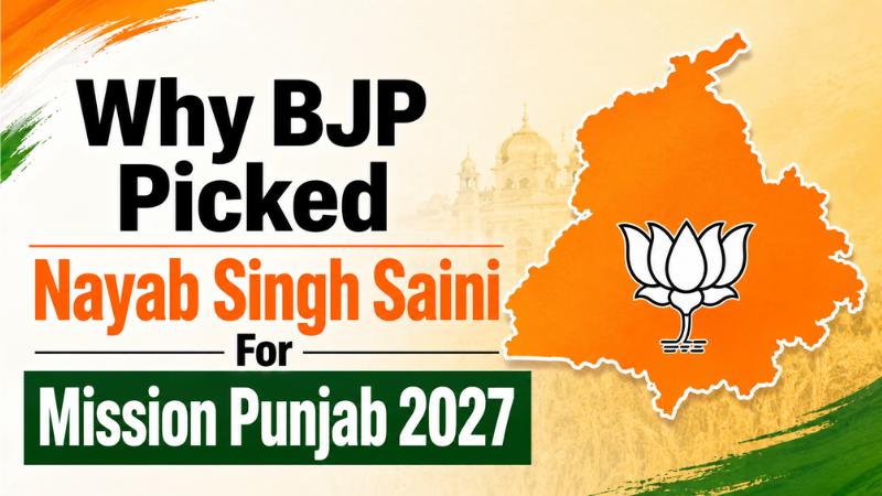 Why BJP Picked Nayab Singh Saini For Mission Punjab 2027