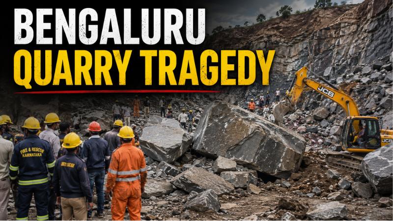 Bengaluru Quarry Tragedy: 7 Workers Killed In Rock Slide