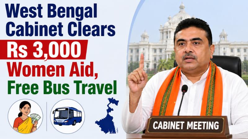 West Bengal Cabinet Clears Rs 3,000 Women Aid, Free Bus Travel