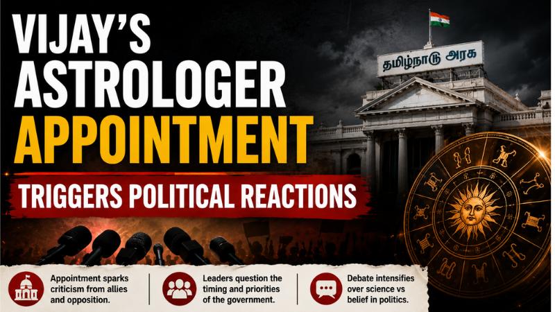 Vijay’s Astrologer Appointment Triggers Political Reactions