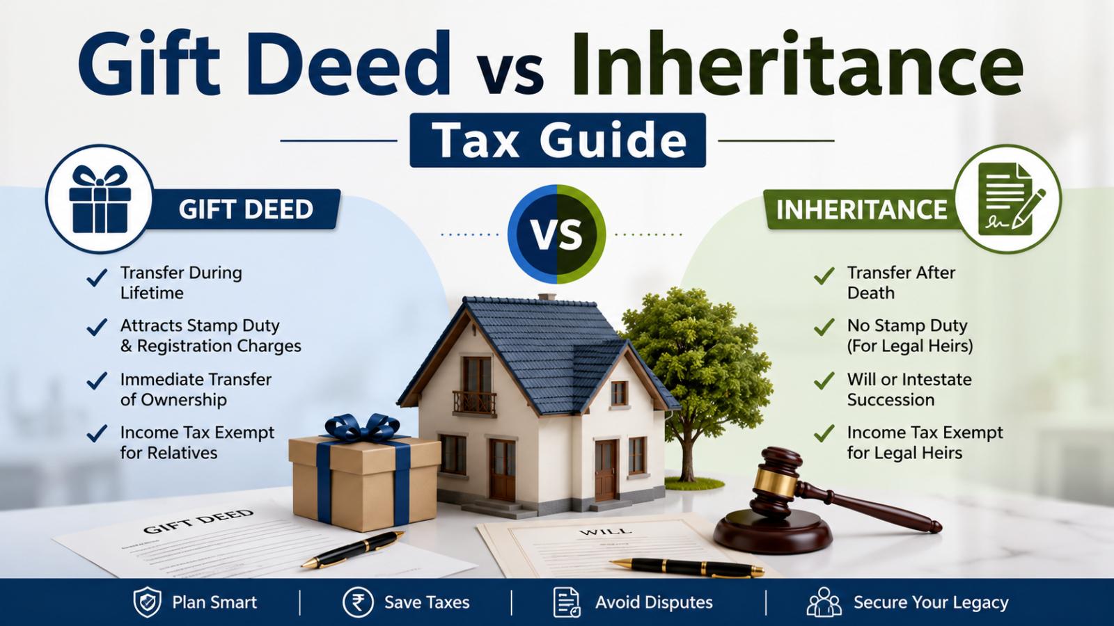 Gift Deed vs Inheritance for Property Transfer in India