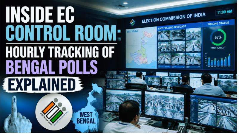 Inside EC Control Room  Hourly Tracking of Bengal Polls Explained