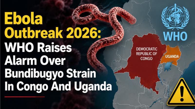 Ebola Outbreak 2026 WHO Raises Alarm Over Bundibugyo Strain In Congo And Uganda