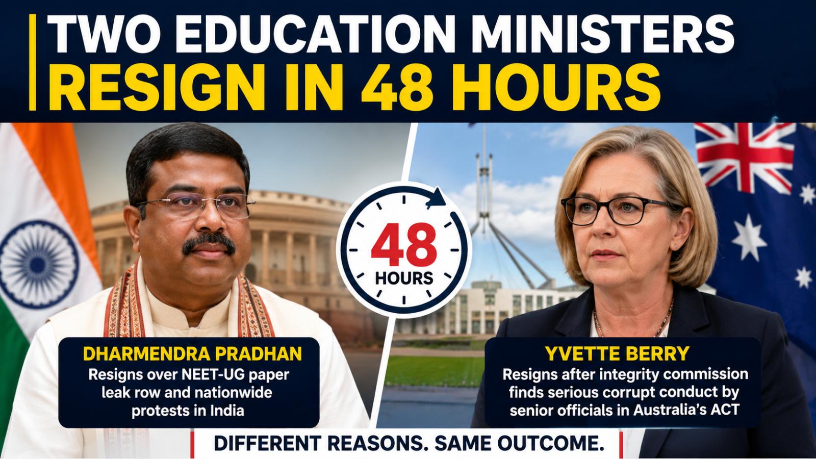 Dharmendra Pradhan and Yvette Berry Resignations Explained
