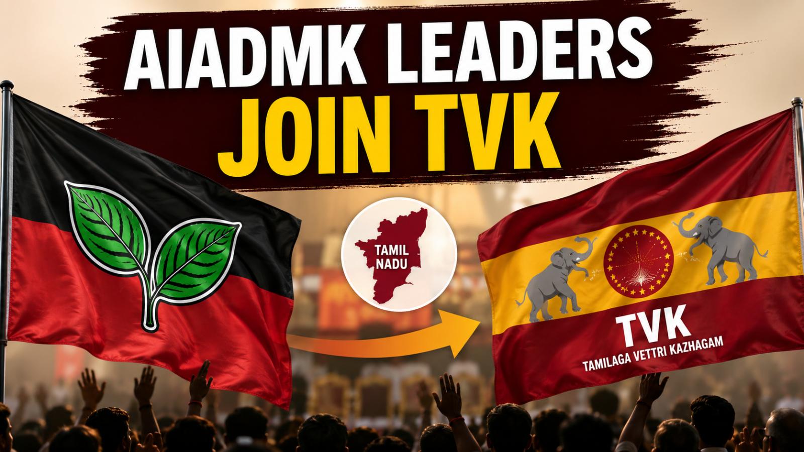 Vijay’s TVK Gains Strength As AIADMK Former Ministers Switch Sides