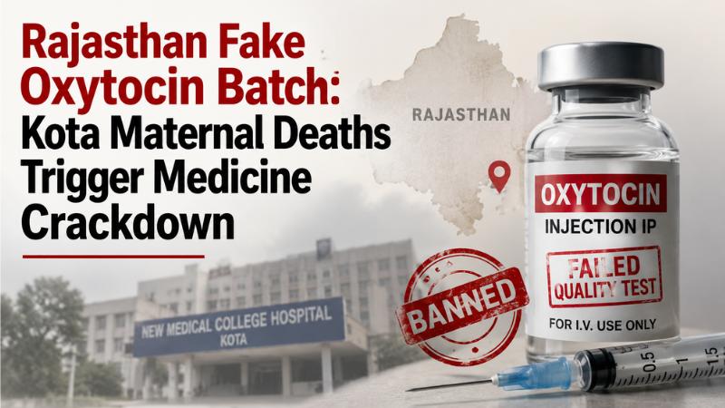 Rajasthan Fake Oxytocin Batch: Kota Maternal Deaths Trigger Medicine Crackdown