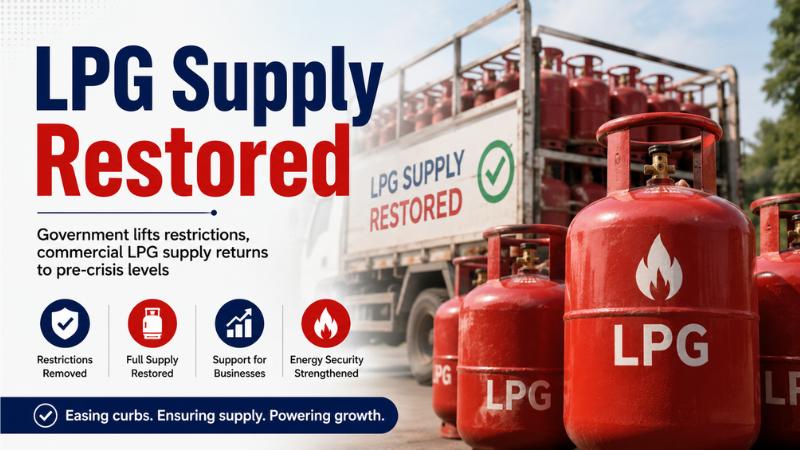 Commercial LPG Supply Restored As Govt Lifts Curbs