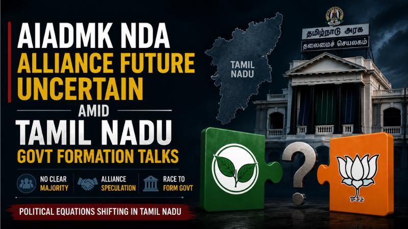 AIADMK NDA Alliance Future Uncertain Amid Tamil Nadu Govt Formation Talks