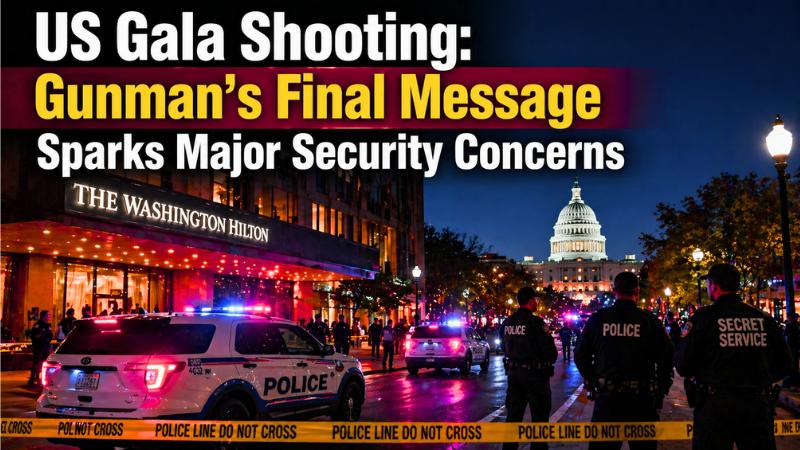 US Gala Shooting: Gunman’s Final Message Sparks Major Security Concerns