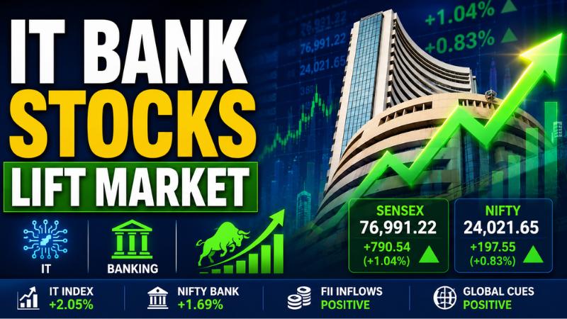 Sensex Jumps 791 Points, Nifty Ends Above 24,000 On IT, Bank Rally