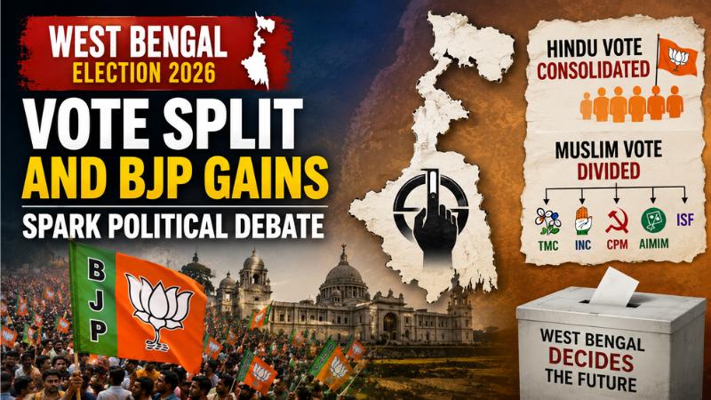 West Bengal Election 2026: Vote Split and BJP Gains Spark Political Debate