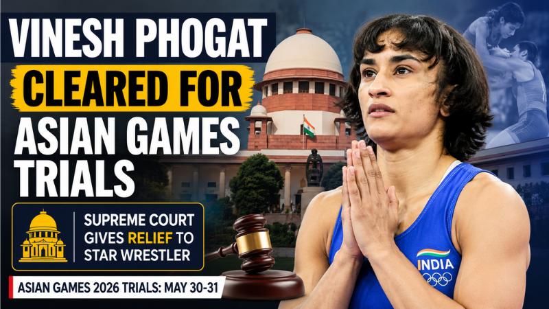 Vinesh Phogat Gets Supreme Court Relief For Asian Games Trials 2026