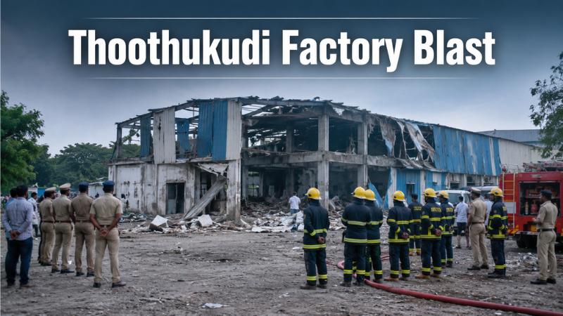 Thoothukudi Firecracker Factory Blast Kills Worker, 26 Injured