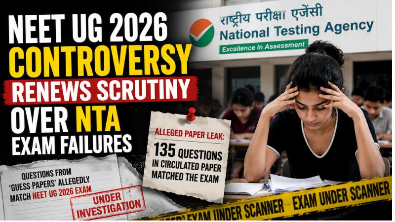 NEET UG 2026 Controversy Renews Scrutiny Over NTA Exam Failures