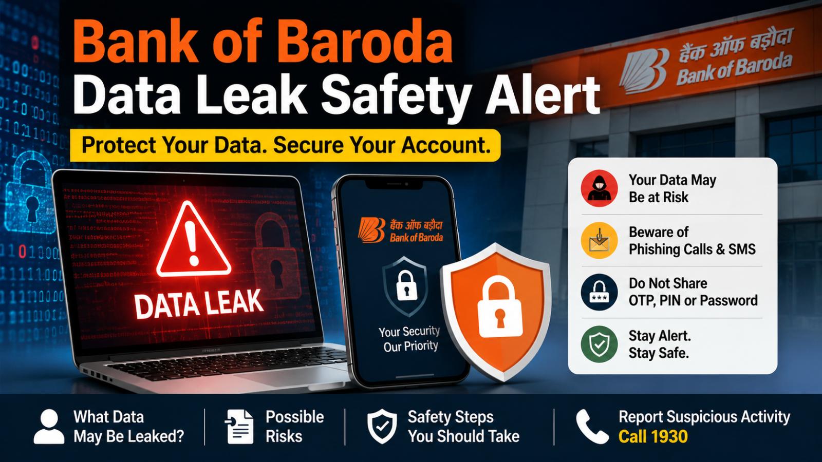 Bank of Baroda Data Leak: Customer Safety Steps Explained
