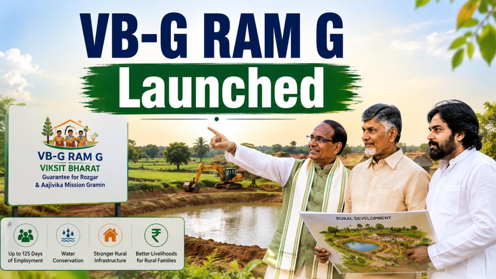 VB-G RAM G Launched In Andhra Pradesh To Boost Rural Jobs