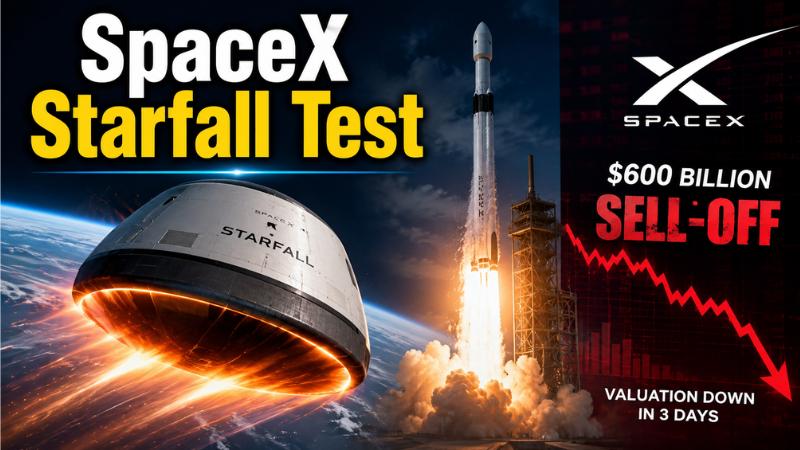 SpaceX Starfall Capsule Launch Comes Amid $600 Billion IPO Selloff