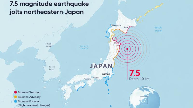 7.5-Magnitude Earthquake Triggers Tsunami Alert Along Japan Coast