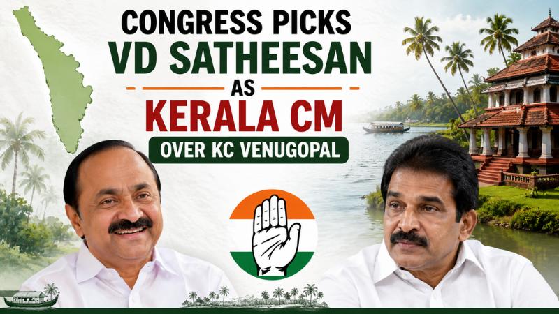 Congress Picks VD Satheesan As Kerala CM Over KC Venugopal