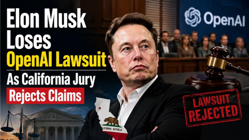 Elon Musk Loses OpenAI Lawsuit As California Jury Rejects Claims