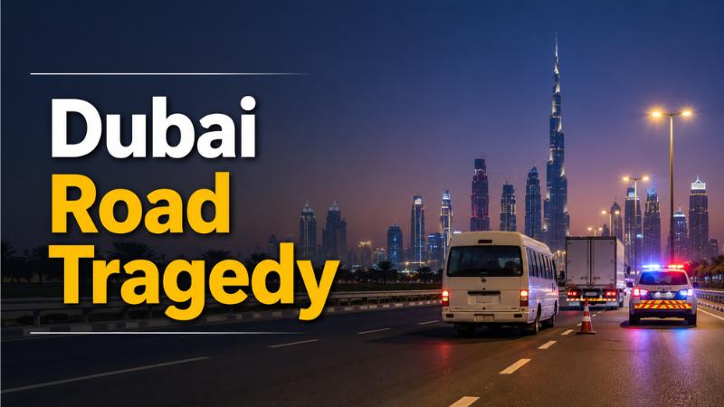 Indian Workers Killed In Dubai Minibus Accident On Emirates Road
