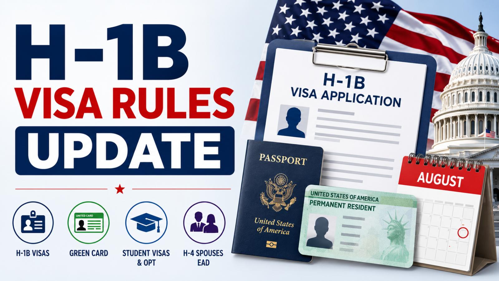H-1B Visa Rules From August: Indians Face Fresh Hurdles
