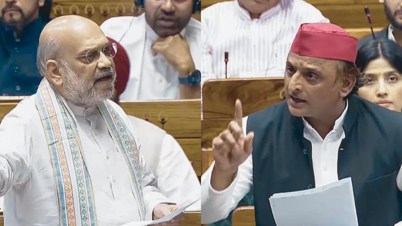 Quota Debate Intensifies as Amit Shah Targets Akhilesh Yadav with ‘Muslim Women’ Remark