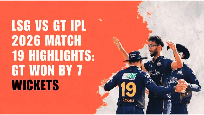 LSG vs GT, IPL 2026 Prasidh Krishna’s Four-For Powers GT to Second Win
