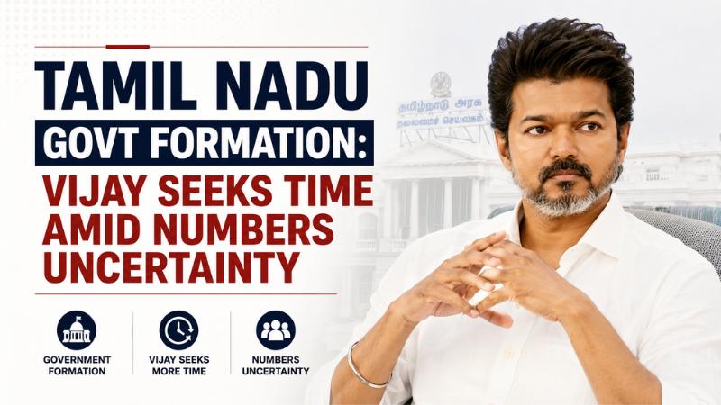 Tamil Nadu Govt Formation: Vijay Seeks Time Amid Numbers Uncertainty
