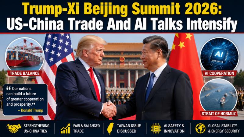 Trump-Xi Beijing Summit 2026: US-China Trade And AI Talks Intensify