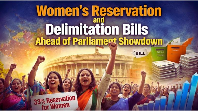 Women’s Reservation and Delimitation Bills Ahead of Parliament Showdown