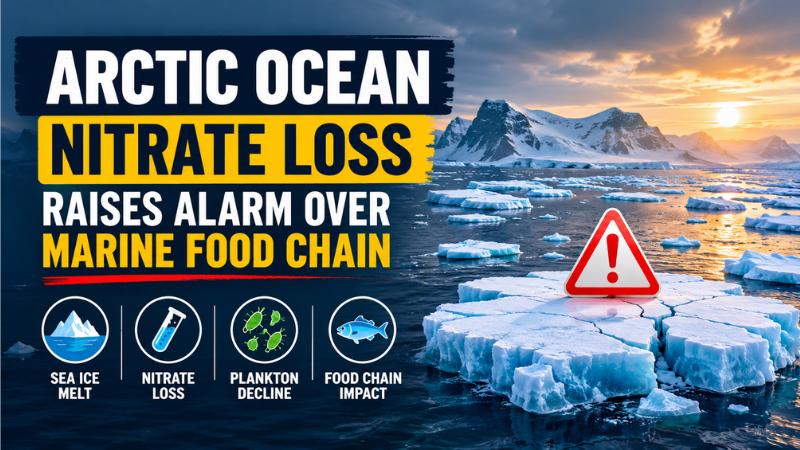 Ocean Nitrate Loss Raises Alarm Over Marine Food Chain