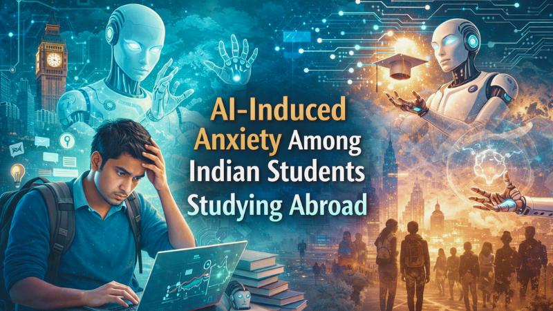 AI Induced Anxiety Among Indian Students Studying Abroad