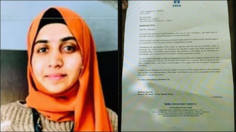 Suspension Notice to Nida Khan Flags ‘Serious Matter’ in Tata Consultancy Services Nashik Case