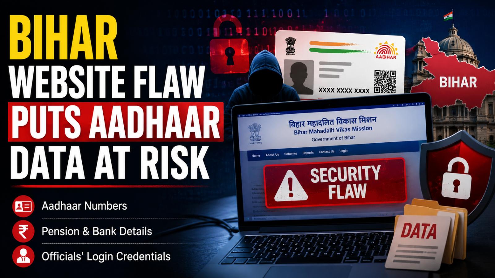 Bihar Website Security Flaw Put Aadhaar Data at Risk
