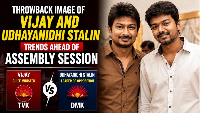Throwback Image of Vijay and Udhayanidhi Stalin Trends Ahead of Assembly Session