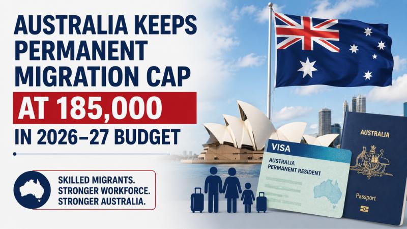 Australia Keeps Permanent Migration Cap At 185,000 In 2026–27 Budget