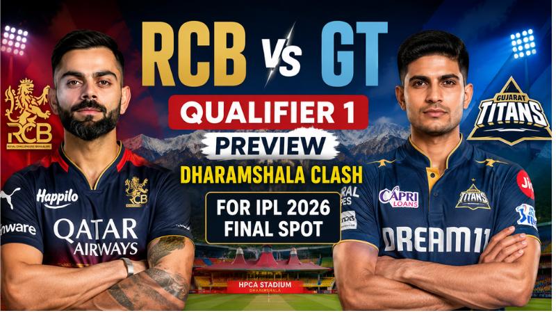 RCB vs GT Qualifier 1 Preview: Dharamshala Clash For IPL 2026 Final Spot