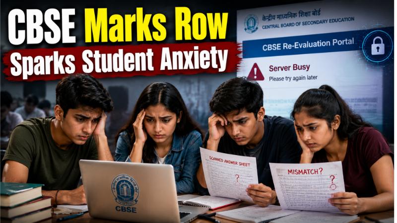 CBSE Marks Row 2026 Worries Students As Website Security Questions Grow