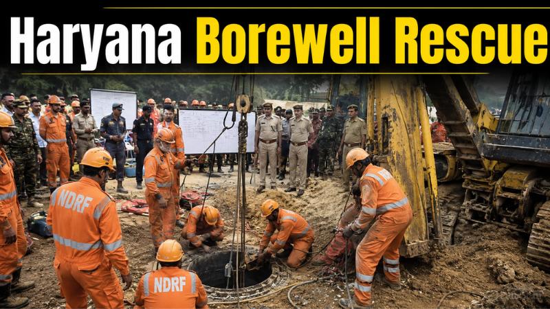 4-Year-Old Boy Falls Into 220-Foot Borewell In Ambala, Rescue Operation Continues