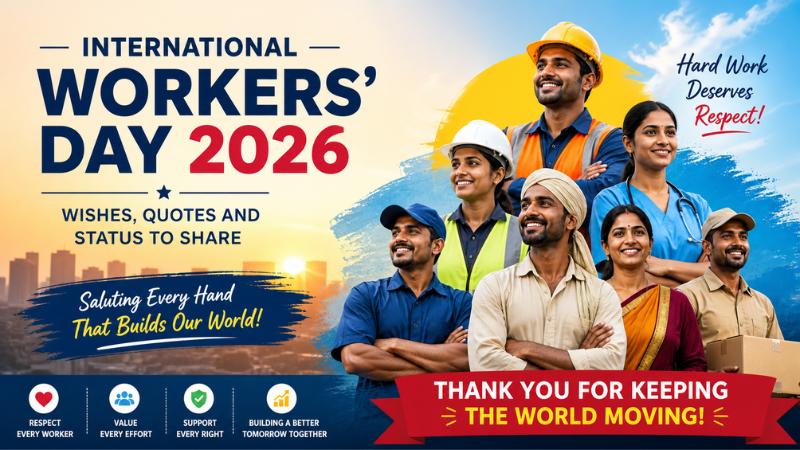 International Workers’ Day 2026: Wishes, Quotes and Status to Share