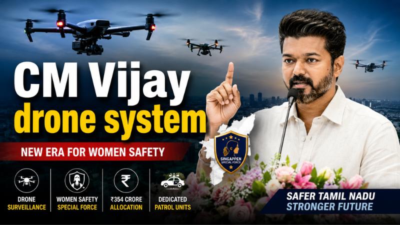 CM Vijay Launches Singappen Force With 70 Units