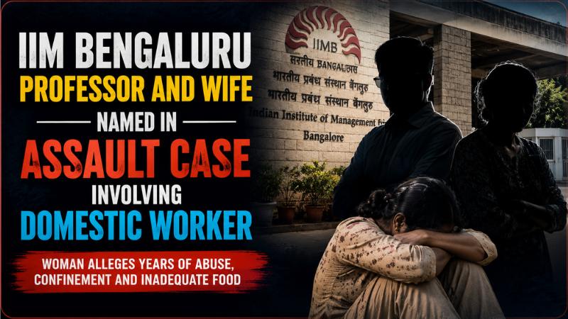 IIM Bengaluru Professor And Wife Named In Assault Case Involving Domestic Worker