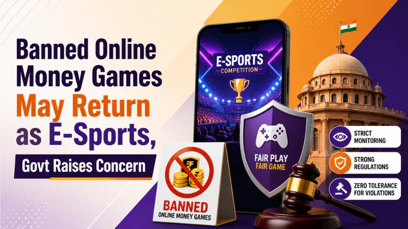 Banned Online Money Games May Return as E-Sports, Govt Raises Concern