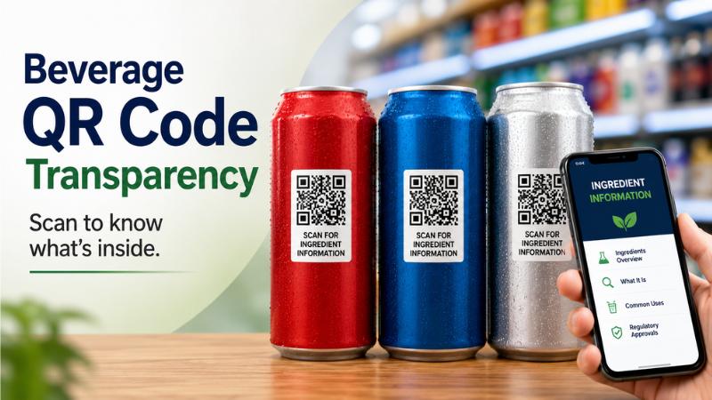 Coke, Pepsi And Red Bull Add Ingredient QR Codes In US