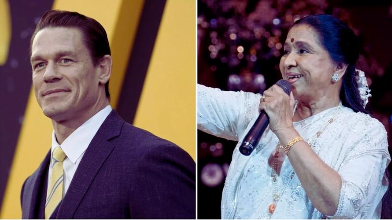 John Cena Honors Asha Bhosle in Viral Post, Internet Loves It